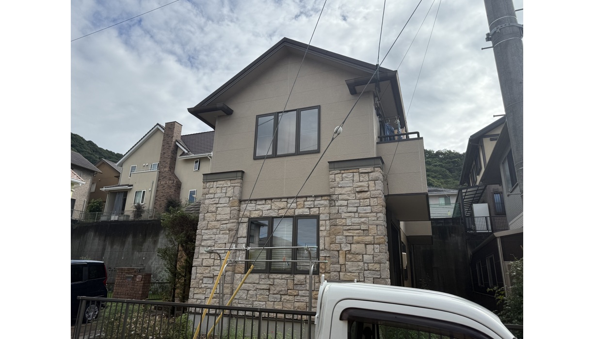 周南市　外壁塗装Before