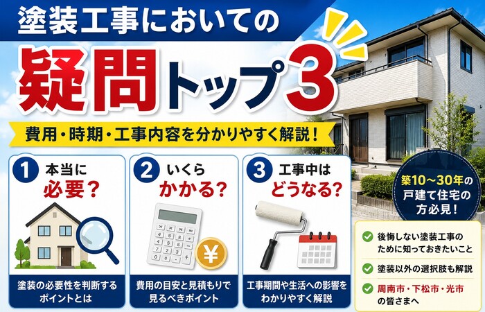 周南市　外壁塗装