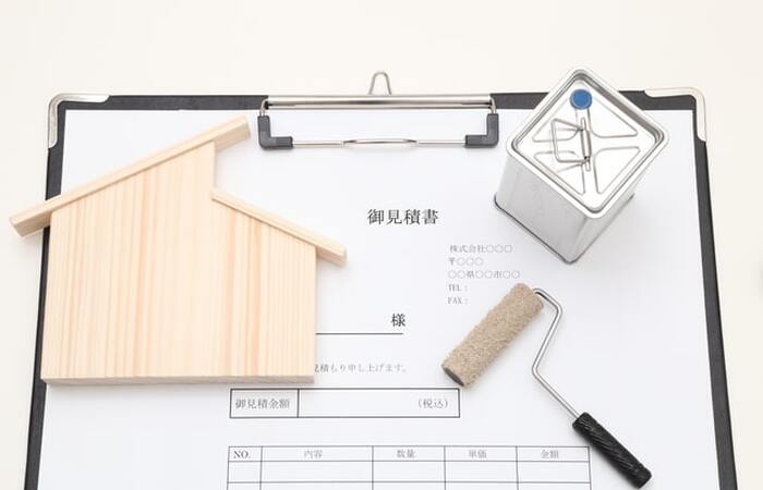 外壁塗装　見積書